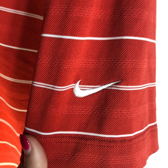 Nike Golf red stripe polo size small - Picture 2 of 4